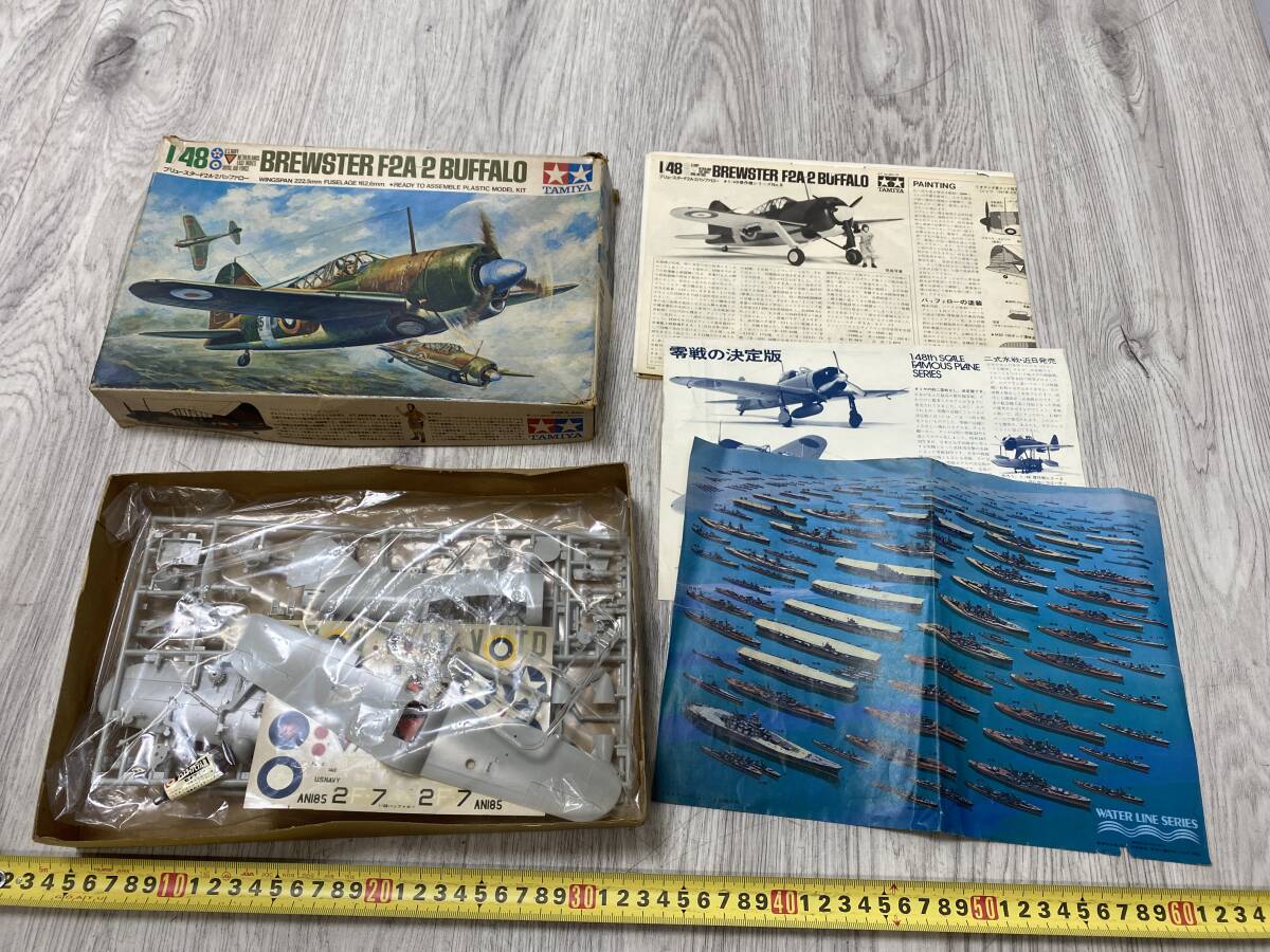 11/9 *53★未組立 TAMIYA タミヤ ブリュースター F2A-2 バッファロー プラモデル【中古品/現状品】拍卖