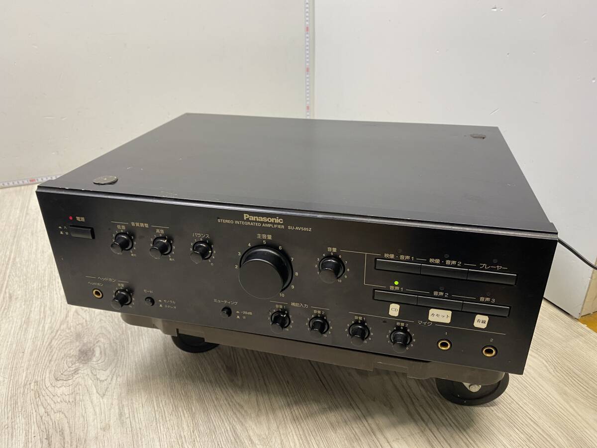 11/9★Panasonic パナソニック★SU-AV505Z ステレオアンプ アンプ【中古品/現状品/動作未確認ジャンク】拍卖
