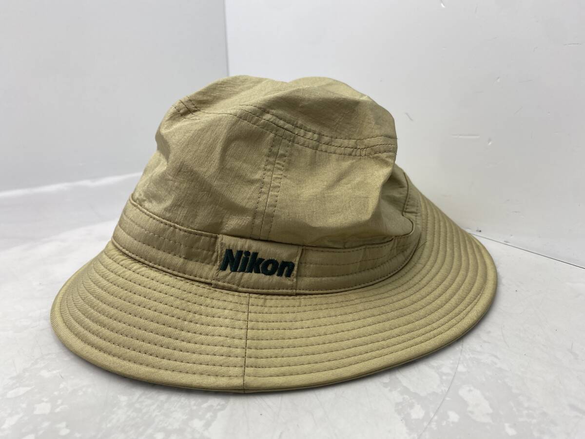 11/21★Nikon ニコン キャップ 帽子 日本製 Mサイズ 当時物 ビンテージ【中古/現状品】拍卖
