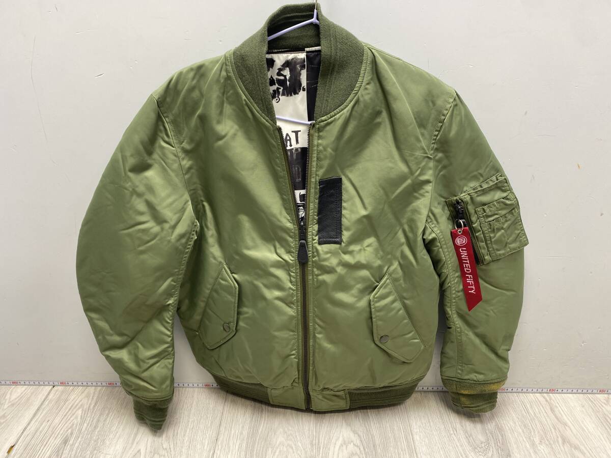 11/24 *15★FREAK’S STORE フリークスストア ブルゾン メンズ Mサイズ ビンテージ【中古/現状品】拍卖