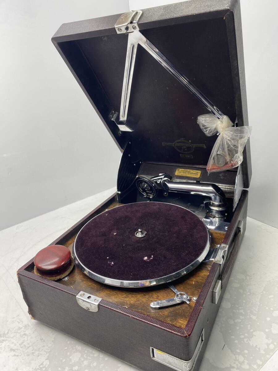 11/21★Columbia MODEL-NO.250 Viva-tonal Grafonola 蓄音機 ビンテージ【中古/現状品/動作未確認ジャンク】拍卖
