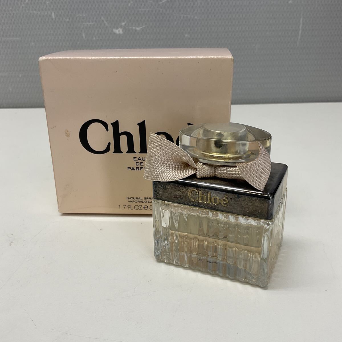 営AB75-60T Chloe クロエ 香水 EAU DE PARFUM オードパルファム フレグランス 50ml スプレー 箱あり 残量約5割拍卖