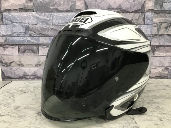 ●代TMK863-100 SHOEI ショウエイ J-FORCE4 フルフェイス ヘルメット CJ-2 ブラック × ホワイト XLサイズ /h拍卖