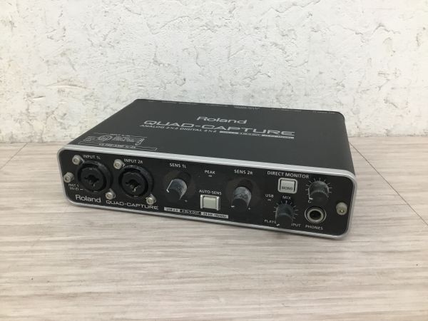 ●代TMK009-60 Roland ローランド QuadCapture UA-55 オーディオインターフェース 音響機器拍卖