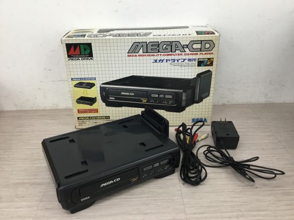 ●営KW627-100 SEGA セガ MEGA DRIVE メガドライブ専用 MEGA-CD HAA-2910 元箱付き ②拍卖