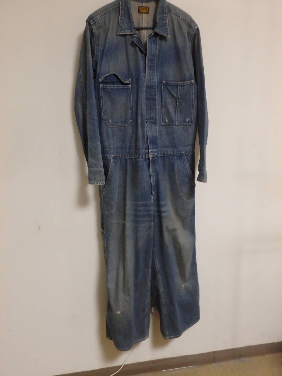 LEVI'S VINTAGE CLOTHING 美品 LVC 20202 W34デニム つなぎ ツナギ ジャンプスーツ オールインワン拍卖