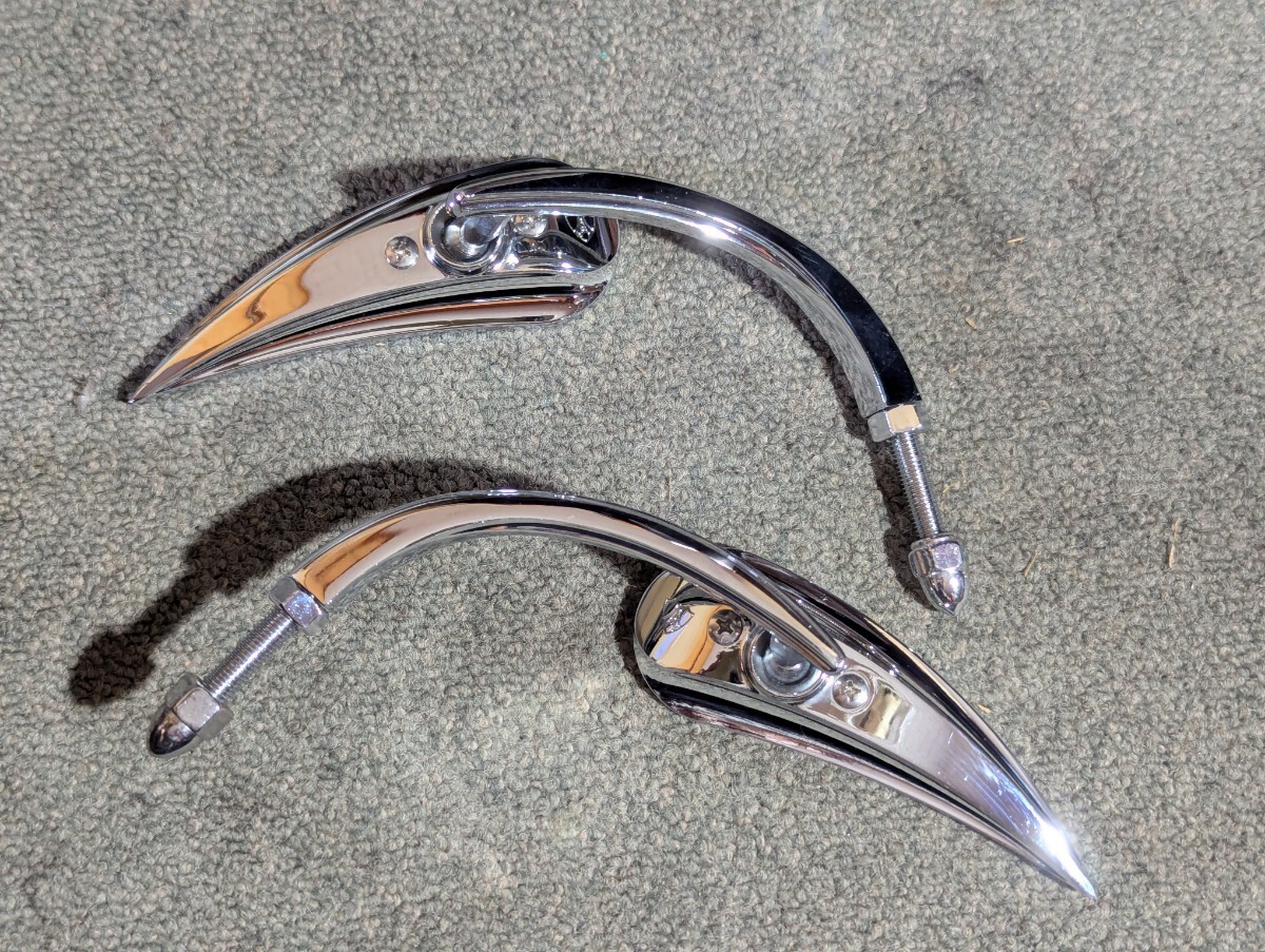 アレンネス ARLENNESS クローム CHROME ティアドロップ ミラー 美品拍卖