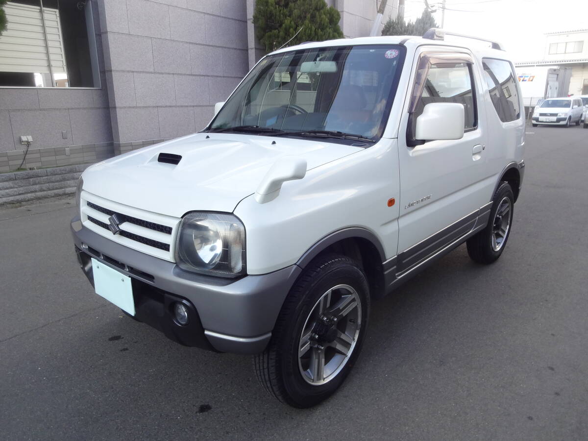 スズキ ジムニー ランドベンチャー 4WD インタークーラーターボ JB23W 18年式 令和9年12月♪ ¥1万円売り切り ♪ 宮城県 東北 人気のパール拍卖