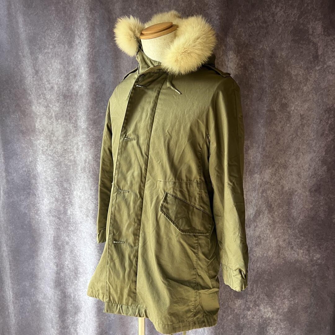 【人気】TOMORROWLAND トゥモローランド モッズコート カーキ ファー付き フード付き レディース アウター 上品 カジュアル 秋冬拍卖