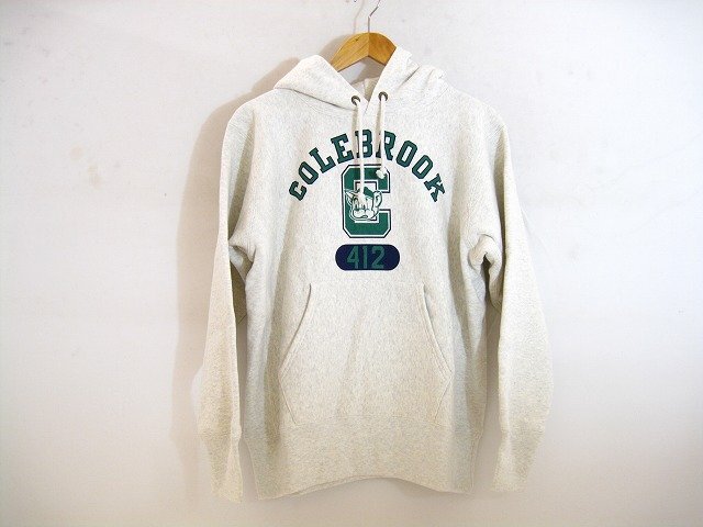 Champion / チャンピオン リバースウエーブフーテッドスウェットシャツ 青単色タグ復刻 未使用タグ付 メンズ サイズ : M ホワイト拍卖