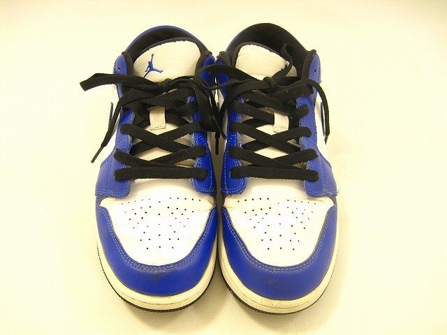 NIKE / ナイキ AIR JORDAN1 LOW 553560-124 ローカットスニーカー レディース サイズ : 24.5cm スニーカー ブルー拍卖