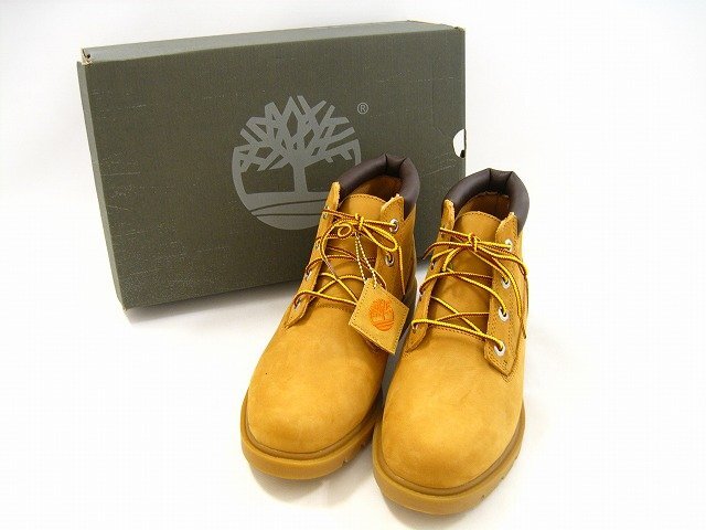 Timberland / ティンバーランド BASIC CHKWHEAT NB 4ホール ミッドブーツ TB06040A サイズ : 8拍卖