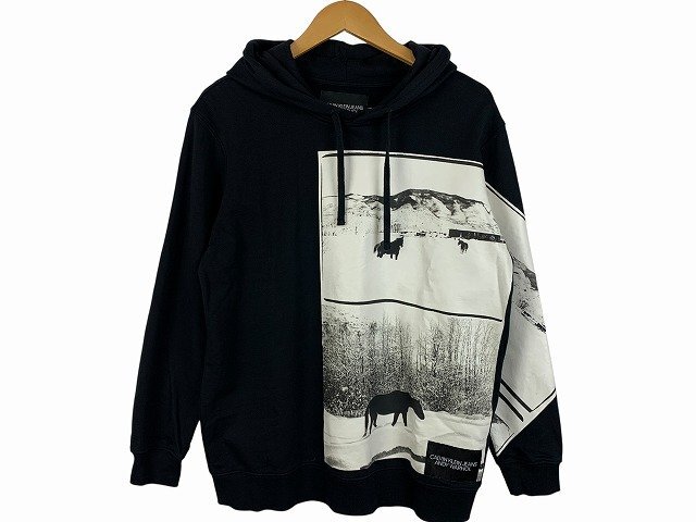 Calvin Klein/カルバンクライン Andy Warhol アンディウォーホル限定コラボ プリントプルオーバーパーカー メンズ サイズ : M拍卖