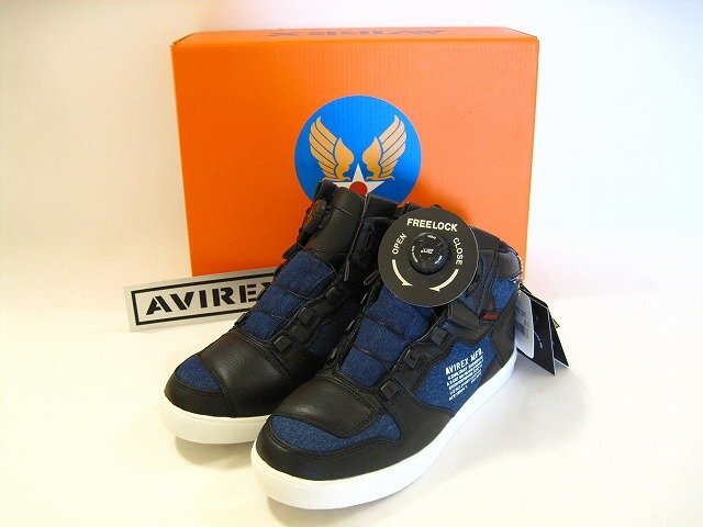 AVIREX / アヴィレックス DICTATORMCDENIM ディクテイターデニム リールスニーカー サイズ : 26cm ブルー拍卖