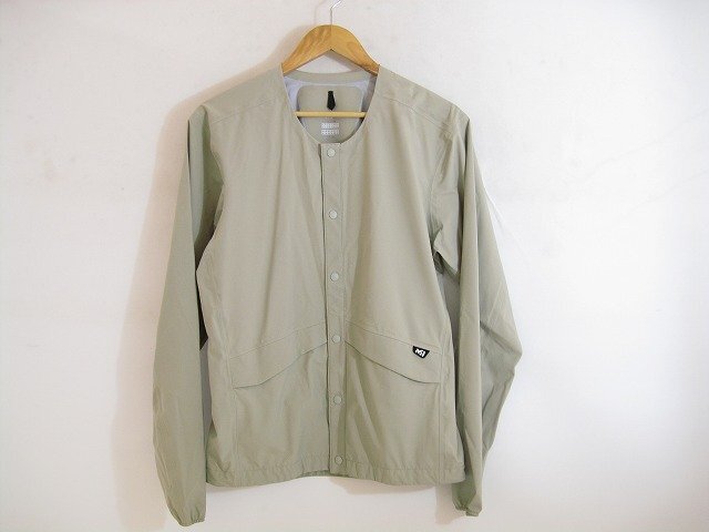 MILLET / ミレー ティフォン50000 ストレッチ Vネック ジャケット MIV01755 メンズ サイズ : S グレージュ拍卖