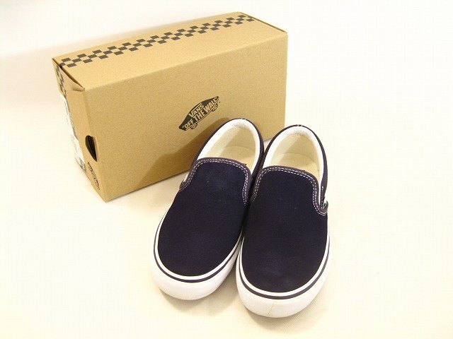 VANS / バンズ スエード スウェード スリッポン スリップオン V98CF レディース サイズ : 23.5cm スニーカー パープル拍卖
