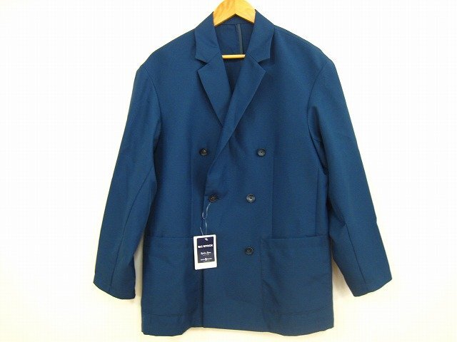 JOINT WORKS/ジョイントワークス ダブルテーラードジャケット 未使用品 メンズ サイズ : M アウター ブルー拍卖