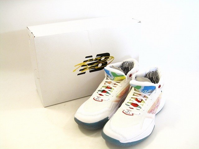 new balance / ニューバランス カワイレナード バスケットボールシューズ バッシュ サイズ : 28cm ホワイト拍卖