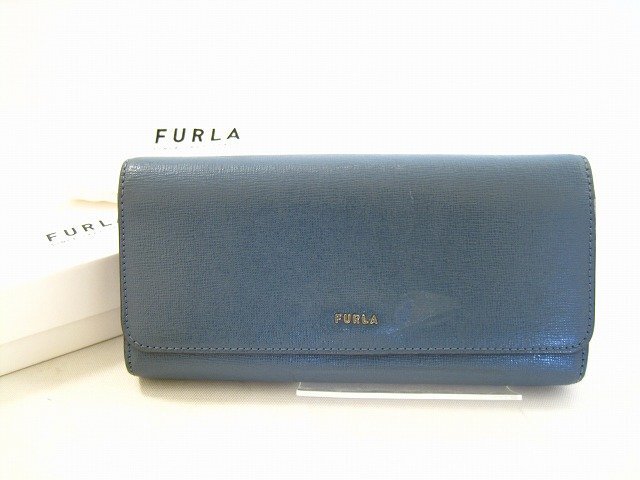 FURLA / フルラ 長財布 レディース財布 ウォレット レディース ブルー拍卖