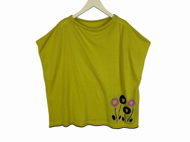 Lucruca/ルクルカ flowerジャガードベスト マツオインターナショナル センソユニコ レディース サイズ : 38 イエロー拍卖