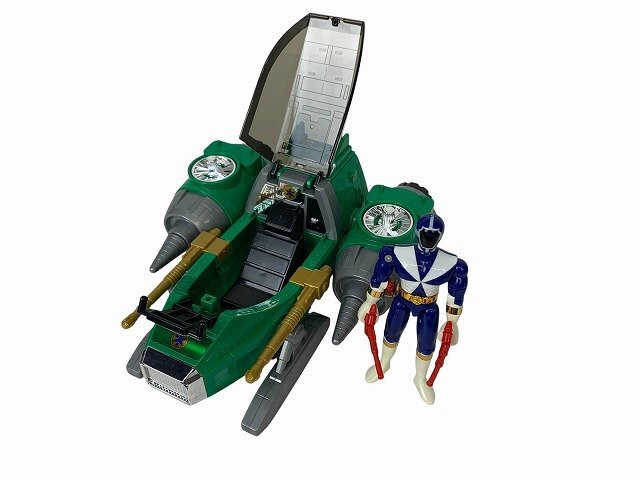 BANDAI/バンダイ 救急戦隊ゴーゴーファイブ レスキューアクションシリーズ グリーンホバー ゴーブルー付き拍卖