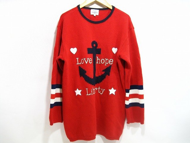 CASTELBAJAC SPORT / カステルバジャック スポーツ ヴィンテージニット ユニセックス サイズ : F(フリー) レッド拍卖