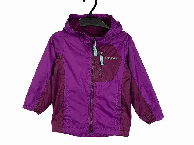 PATAGONIA / パタゴニア ジャケット アウトドア フード付き ポリエステル キッズ サイズ : 3T(90~100) パープル拍卖