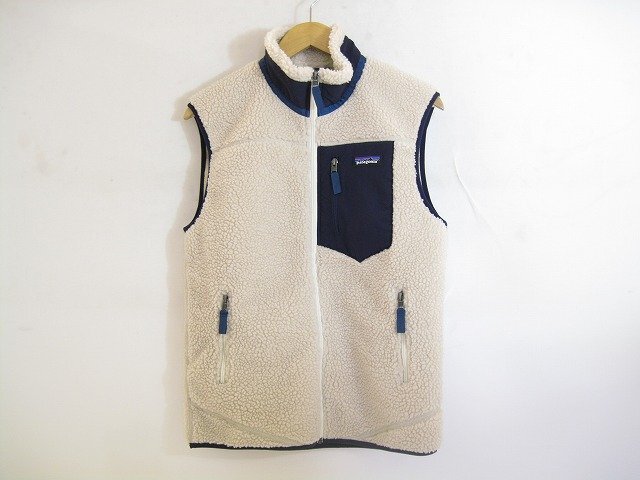 PATAGONIA / パタゴニア クラシックレトロX フリース ベスト 23048FA19 アイボリー メンズ サイズ : S拍卖
