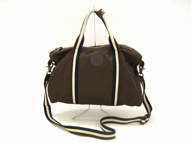 Orobianco / オーロビアンコ(オロビアンコ) 2Wayバッグ ショルダー ハンド ナイロン ユニセックス ブラウン拍卖