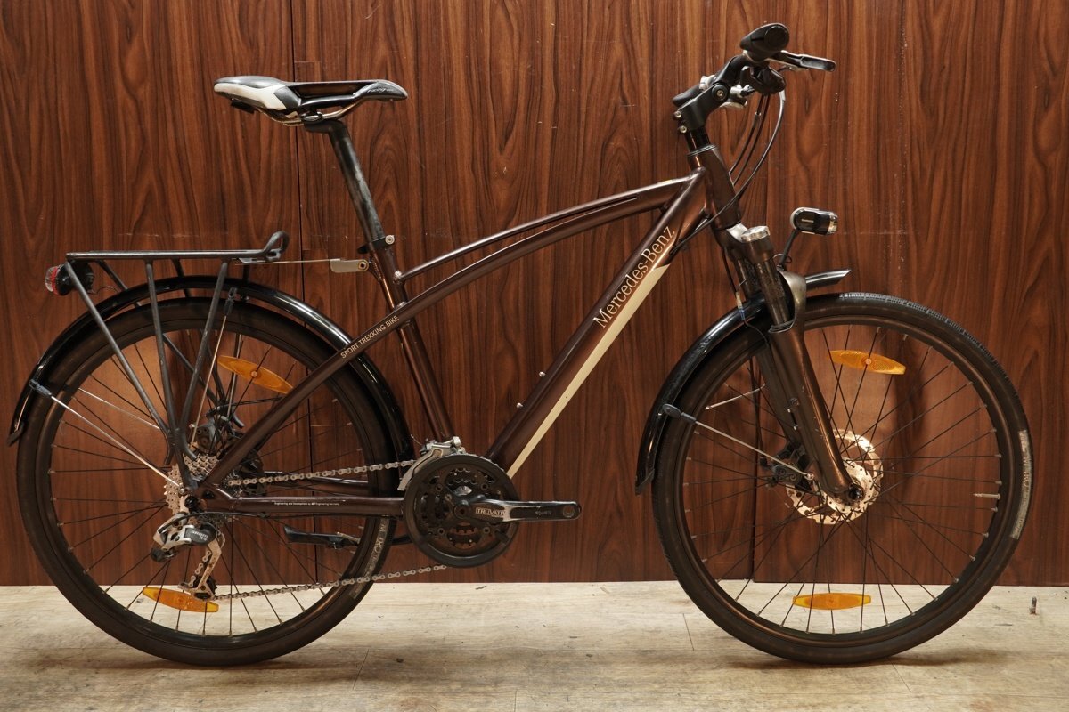 ■Mercedes-Benz SPORT メルセデス・ベンツ クロスバイク TREKKING BIKE SRAM MICORSHIFT MIX 3X9S サイズS 2010年前後拍卖