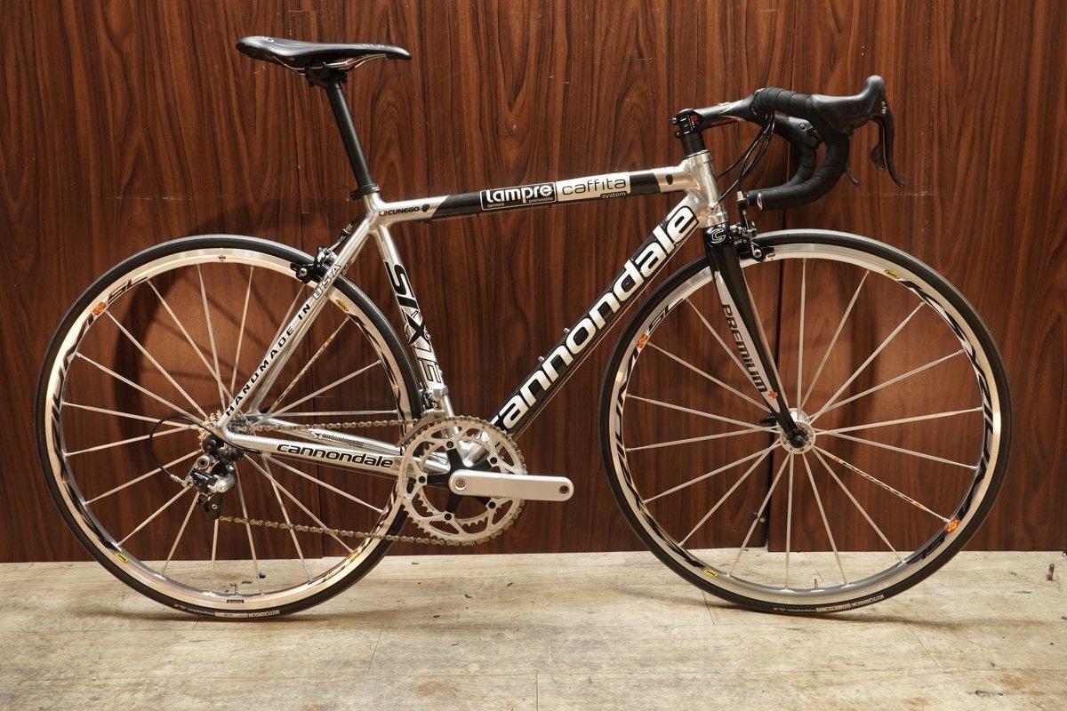 選手仕様車!! ■Cannondale SIX13 TEAM Lample キャノンデール Campagnolo Record MIX 2X10S MAVIC KSYRIUM SL サイズ54 2005年モデル 美品拍卖
