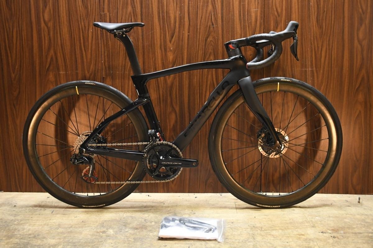 ビッグプーリー!!■PINARELLO ピナレロ DOGMA F DISK フルカーボン SHIMANO DURA-ACE R9270 Di2 2X12S サイズ46.5 2022年モデル 超美品拍卖