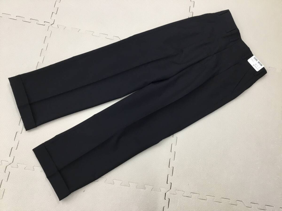 (OY)S1713 未使用品【KIMPARA】男子 スクール ユニフォーム 夏ズボン サイズ W73/黒/サマータイプ/裾ダブル仕上げ/中・高校生/フォーマル拍卖