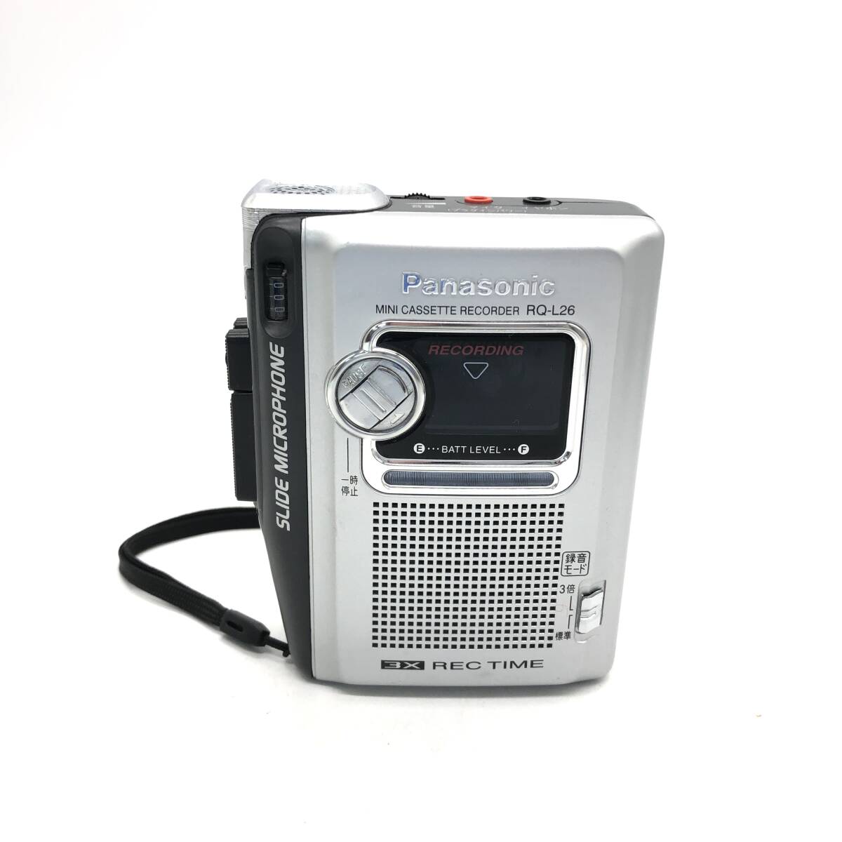 【保管品】ジャンク品 Panasonic パナソニック MINI CASSETTE RECORDER RQ-L26 カセットレコーダー / io-5406-sw拍卖
