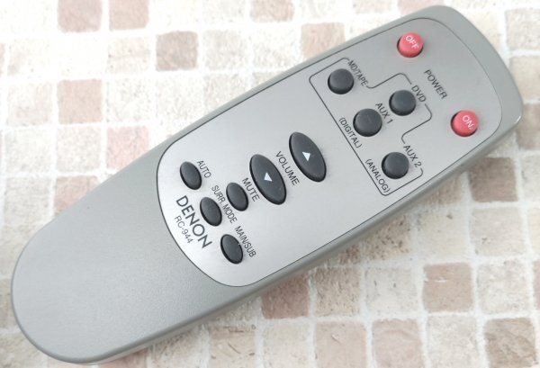 DENON デノン AVアンプ ホームシアター DHT-310 UAVC-310 純正 リモコン RC-944 動作OK拍卖