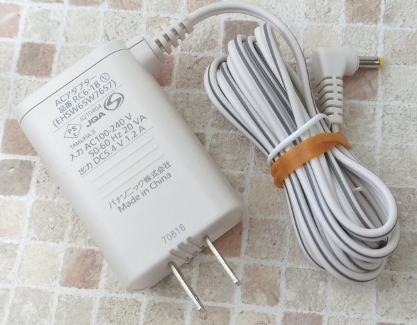 Panasonic 純正ACアダプターRC6-18 充電器 イオンエフェクター 動作OK 拍卖