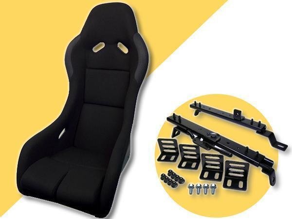 フルバケットシート(黒) シートレールセット/スカイラインGT-R拍卖
