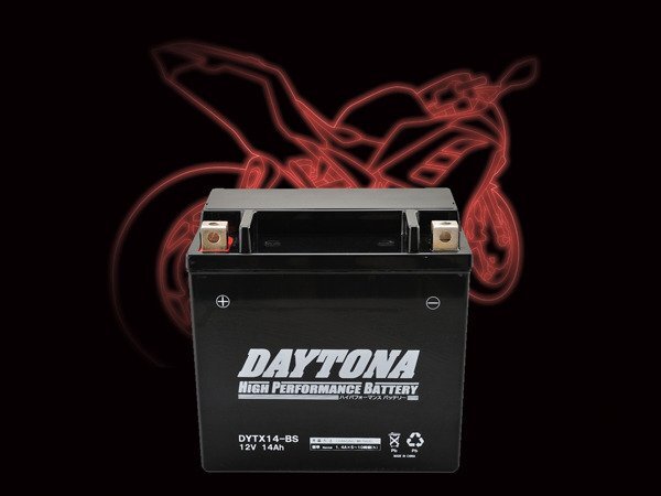 デイトナ ハイパフォーマンスバッテリー DYTX14-BS (92888)拍卖