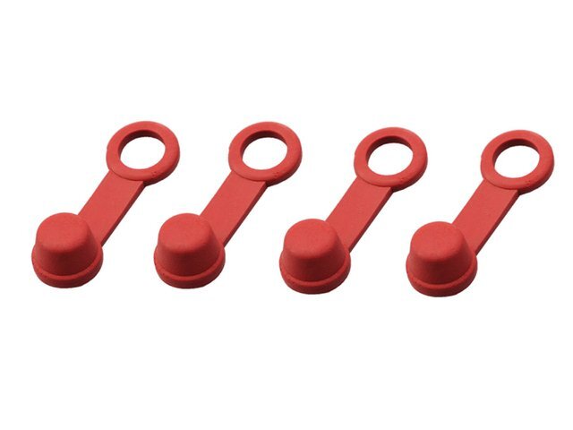 デイトナ ブリーダーラバーキャップ(4個入り)/レッド (92984)拍卖