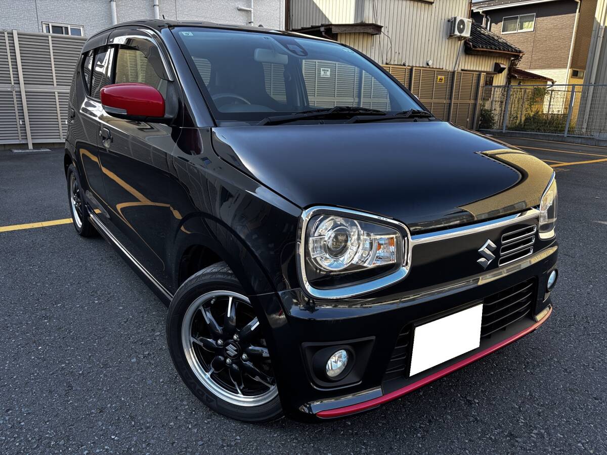 好調極美車 H27年スズキ アルトターボRS(ALTO_TURBO_RS)【検R8年9月】ディスプレイオーディオ/Bカメラ/Pシフト/i-stop/シートヒーター拍卖