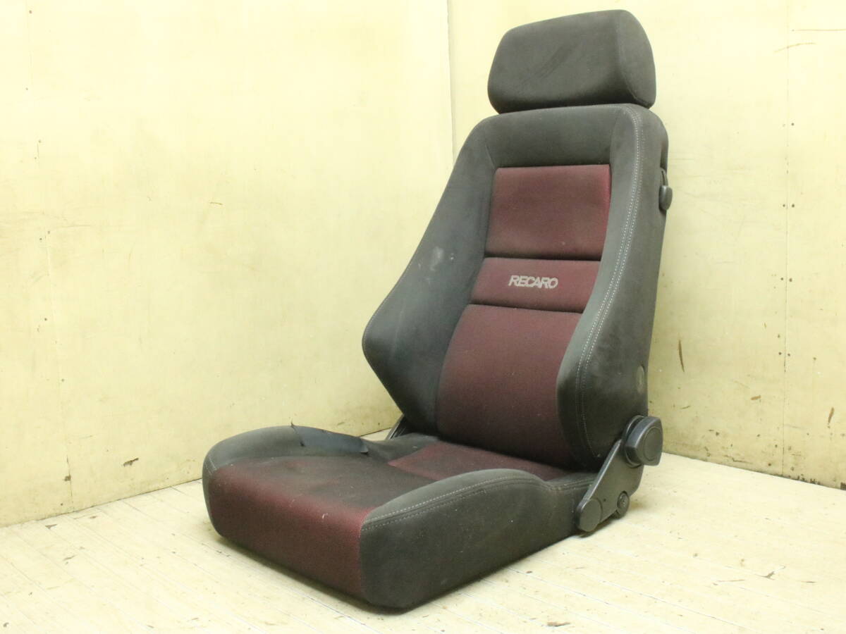 レカロ コンフォートシート LX-VF RECARO セミバケ リクライニング ブラック × レッド コンビネーション セミバケットシート拍卖