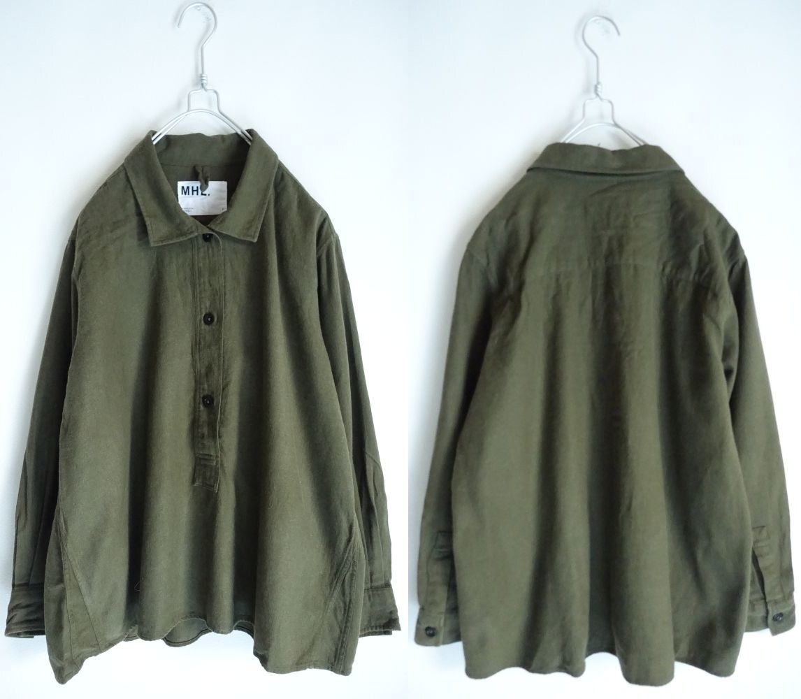 MHL.マーガレットハウエル☆JAPANESE WOOL SHIRTING 定価25300円 (MHL.SHOP限定)拍卖