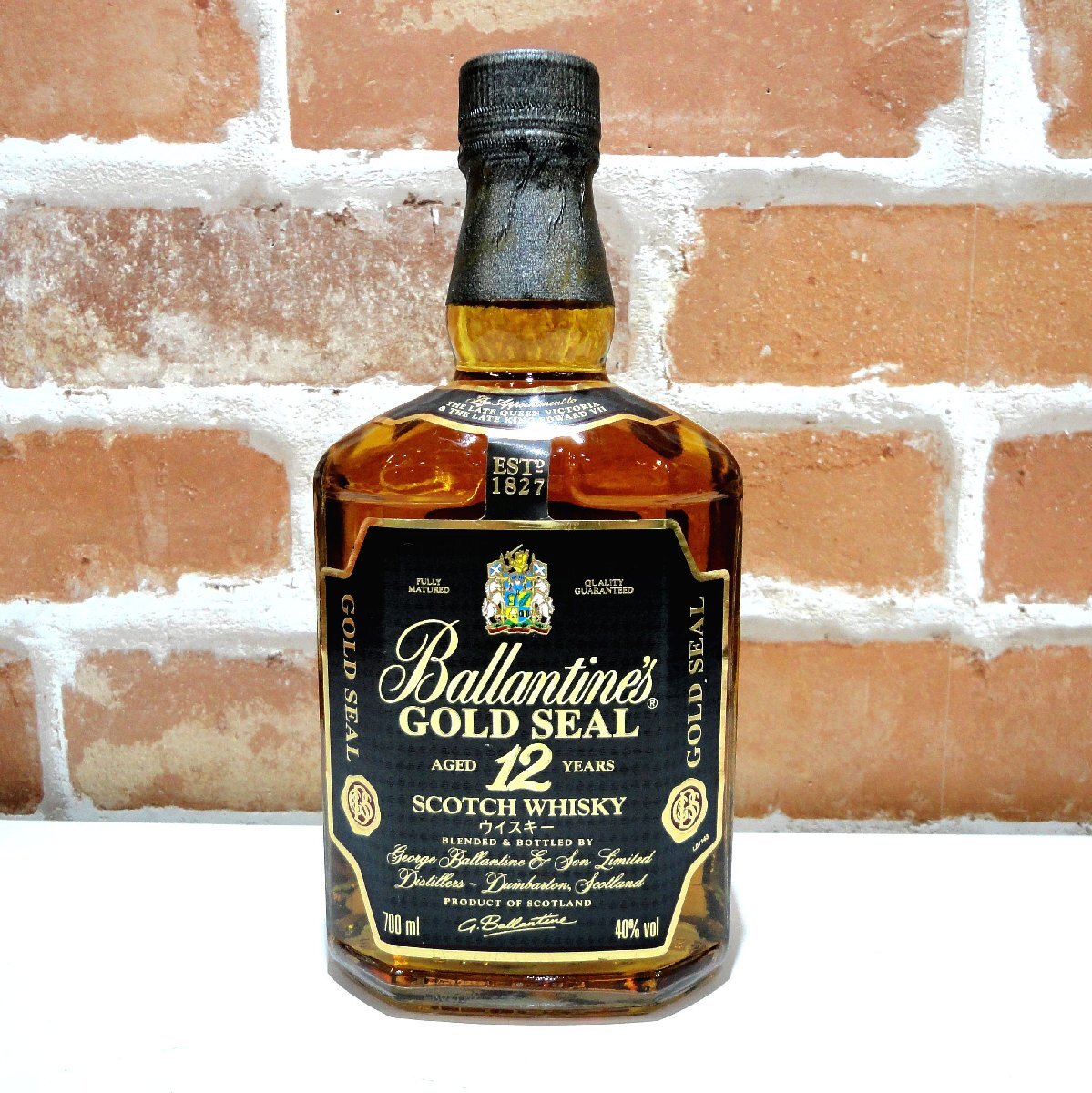 B646 未開栓 バランタイン 12年 ゴールドシール Ballantines GOLD SEAL 700mL 古酒 スコッチ ウィスキー ウイスキー拍卖
