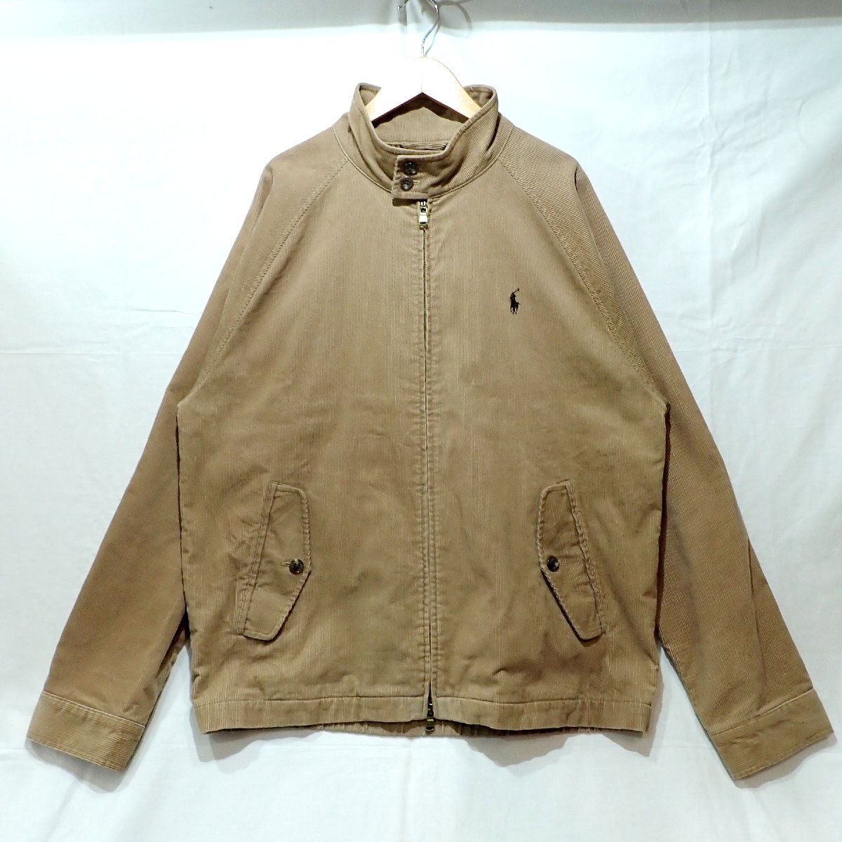 B635 美品 POLO GOLF Ralph Lauren コーデュロイ スイングトップ Lサイズ ポロゴルフ ラルフローレン ジャケット ヴィンテージ 古着拍卖