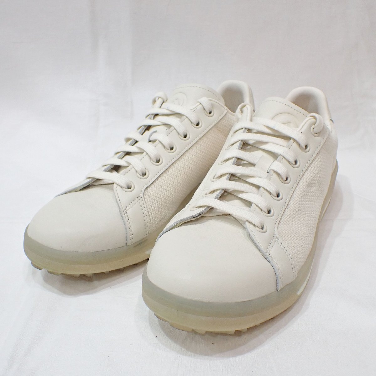 B638 美品 adidas GOLF ゴー・トゥ・スパイクレス1 ゴルフシューズ GV6903 ホワイト 27.5cm Go-To Spikeless1 靴拍卖