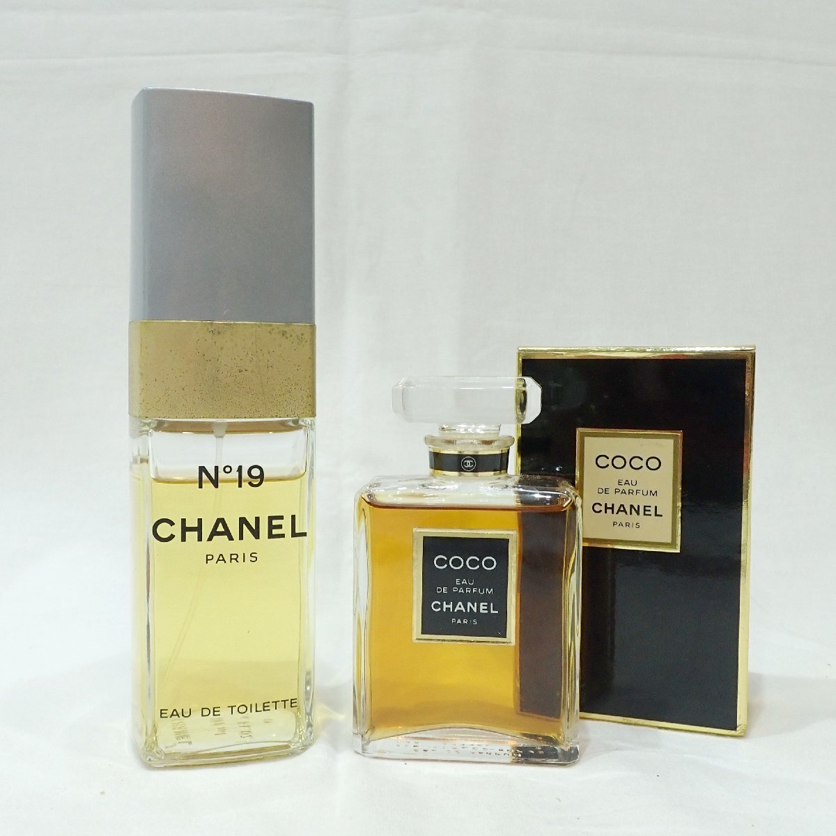 B629 CHANEL シャネル 香水 2点まとめ No19 オードゥトワレット 100ml 残量8割 COCO オードゥパルファム 50ml ほぼ満量拍卖