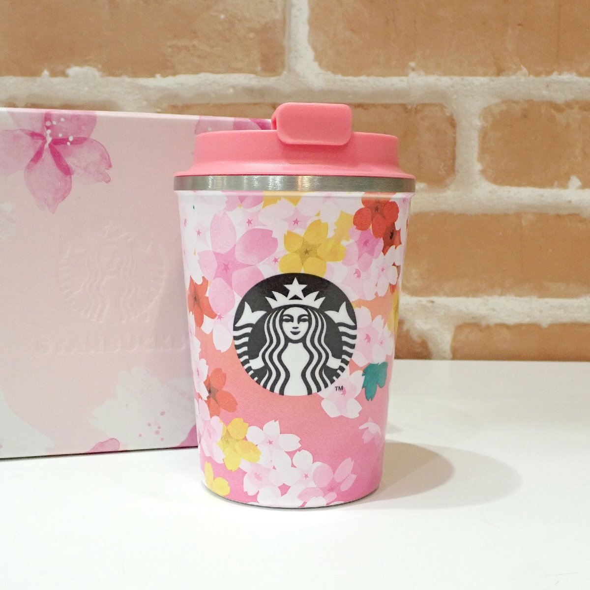 B643 未使用 スタバ SAKURA 2019 ステンレス TOGO タンブラー カラフル 355ml スターバックス 桜 サクラ ボトル拍卖