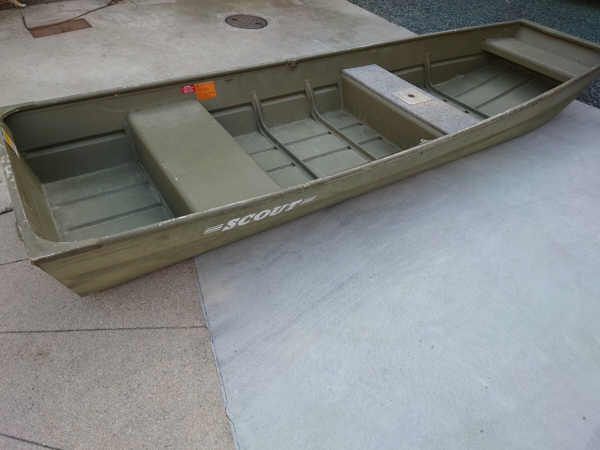 SCOUT アルミボート ジョンボート バス釣り拍卖