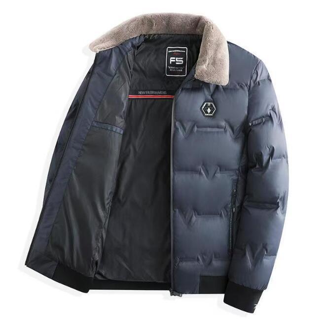 新入荷ミリタリージャケット メンズジャンバー アウター ジャンパー ブルゾン 防寒 通勤 冬物 ネイビー 2XL拍卖