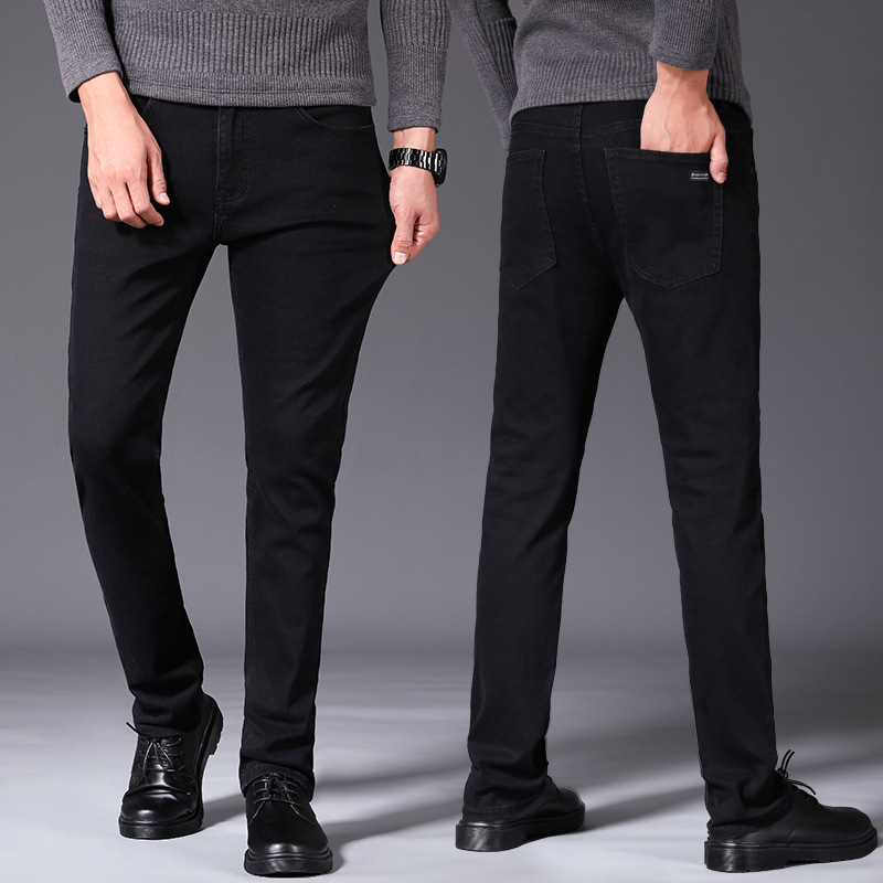 新入荷サイズ選択可W38 ブラック スキニーデニム メンズ デニムパンツ ジーンズ ストレッチ ビジネス 黒ズボン 爽やか 薄手 春 夏拍卖